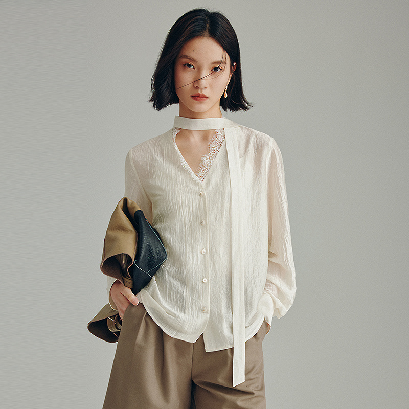 【粉丝专享】MOFAN摩凡秋新款奶酪黄衬衫MDX571804