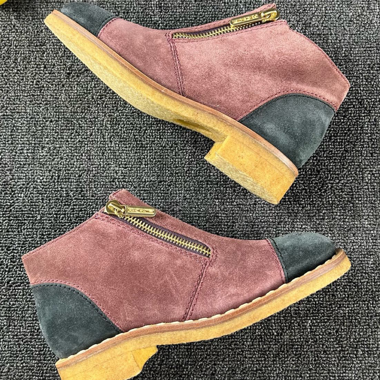 99新 AMIPARIS 款式：Chanel香奈儿麂皮短靴 38.5码 4948 99新