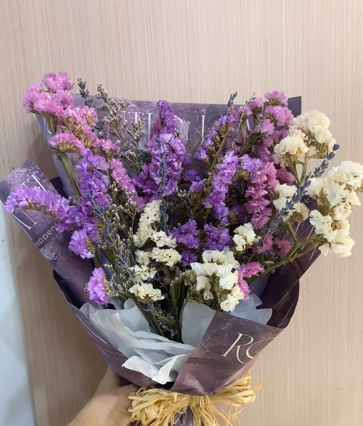 云南直发勿忘我干花花束鲜花真花客厅装饰插花礼物