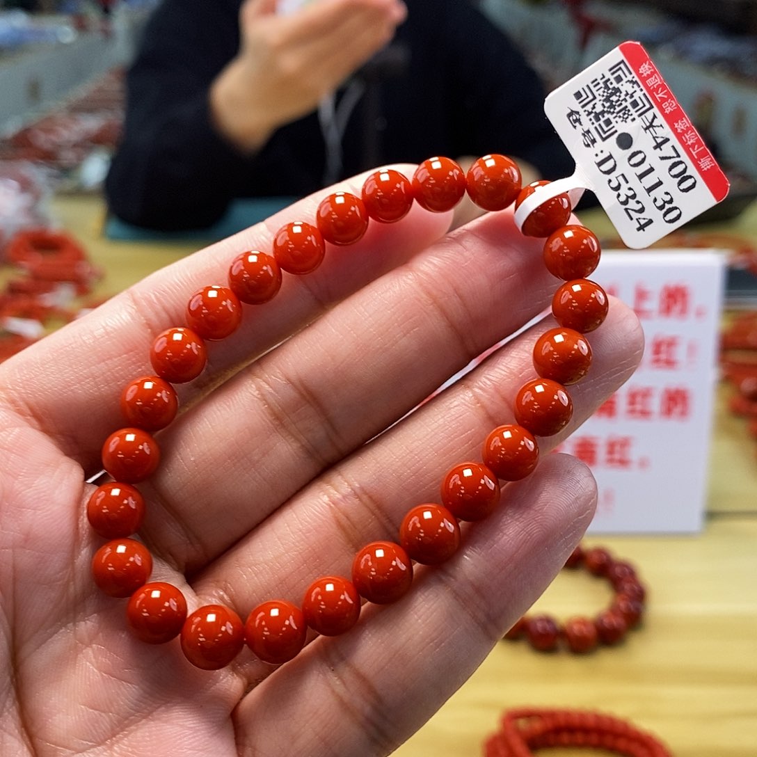 南红玛瑙7mm（多样性发一）未镶嵌