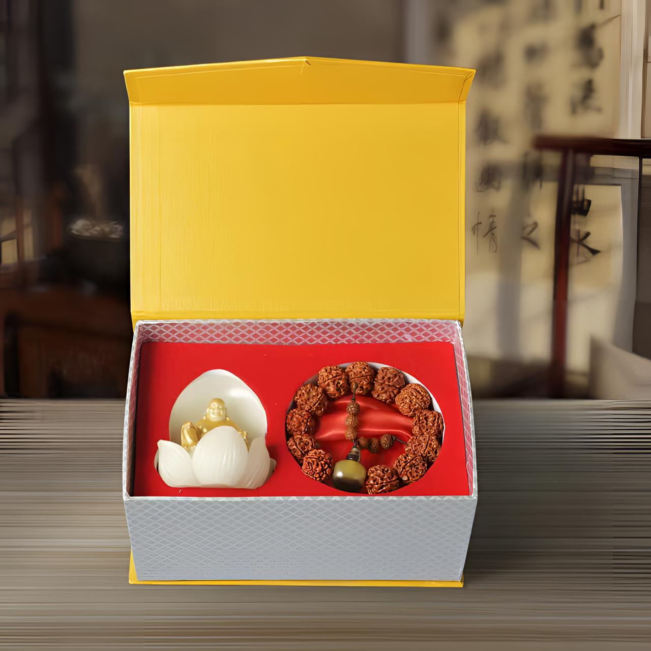 法缘已开【佛光普照】摆件