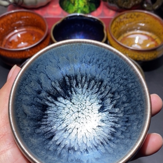 茶盏建盏主人杯茶壶盖碗品茗杯