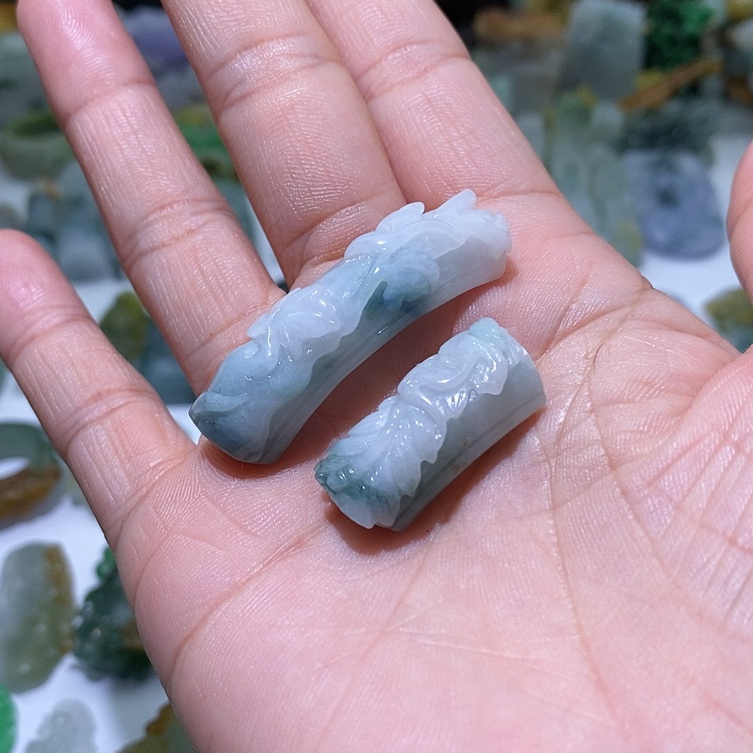 定制翡翠未镶嵌毛货