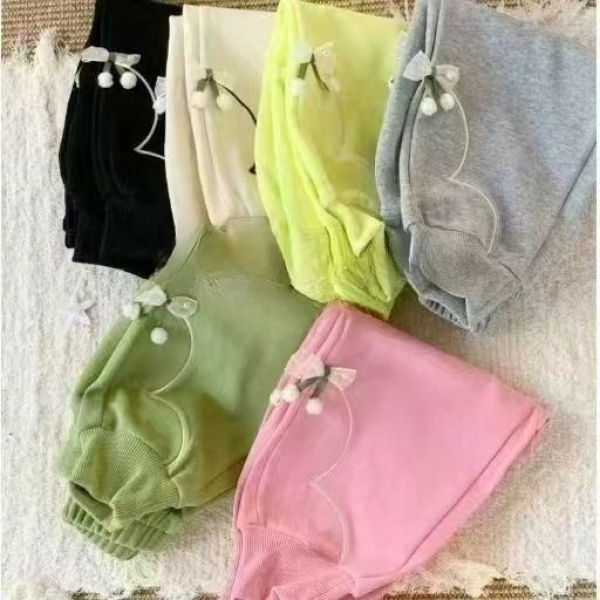 女童2025春季新款洋气时尚卫裤B1174