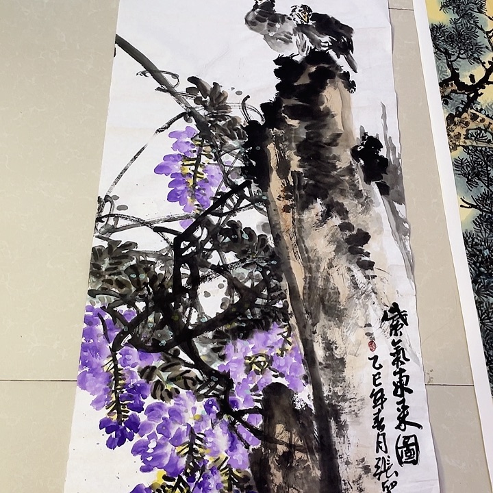 国画张圣敏先生纯手绘作品