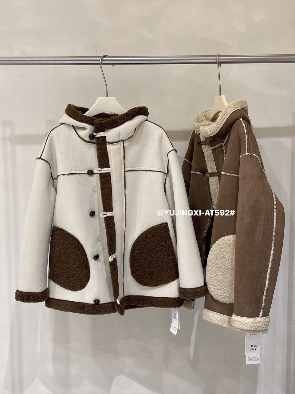 【柒·壹】两面穿皮外套新款加绒加厚甜酷机车服