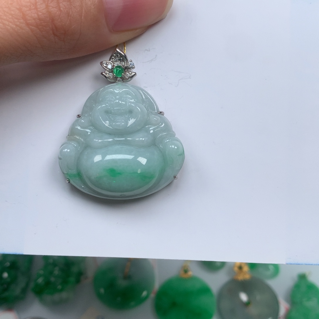 吊坠(不含链)未镶嵌翡翠