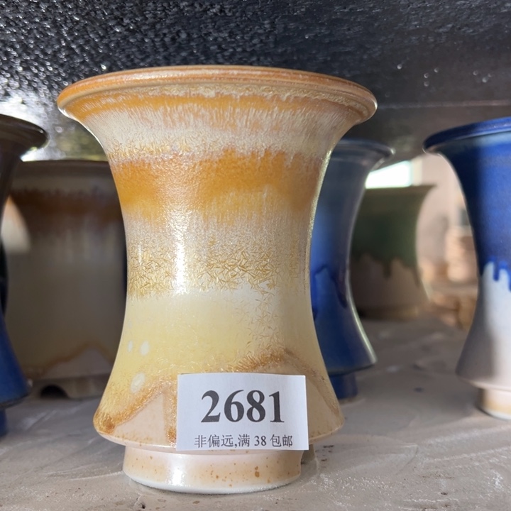 口8高12 手工花盆满30包邮