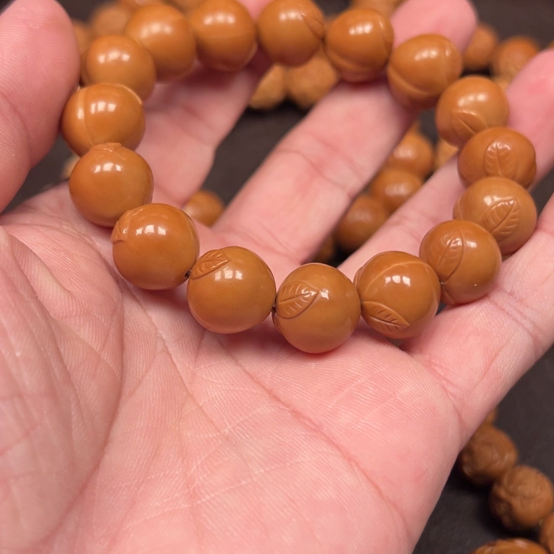 猴头核桃手串1.5苏工寿桃