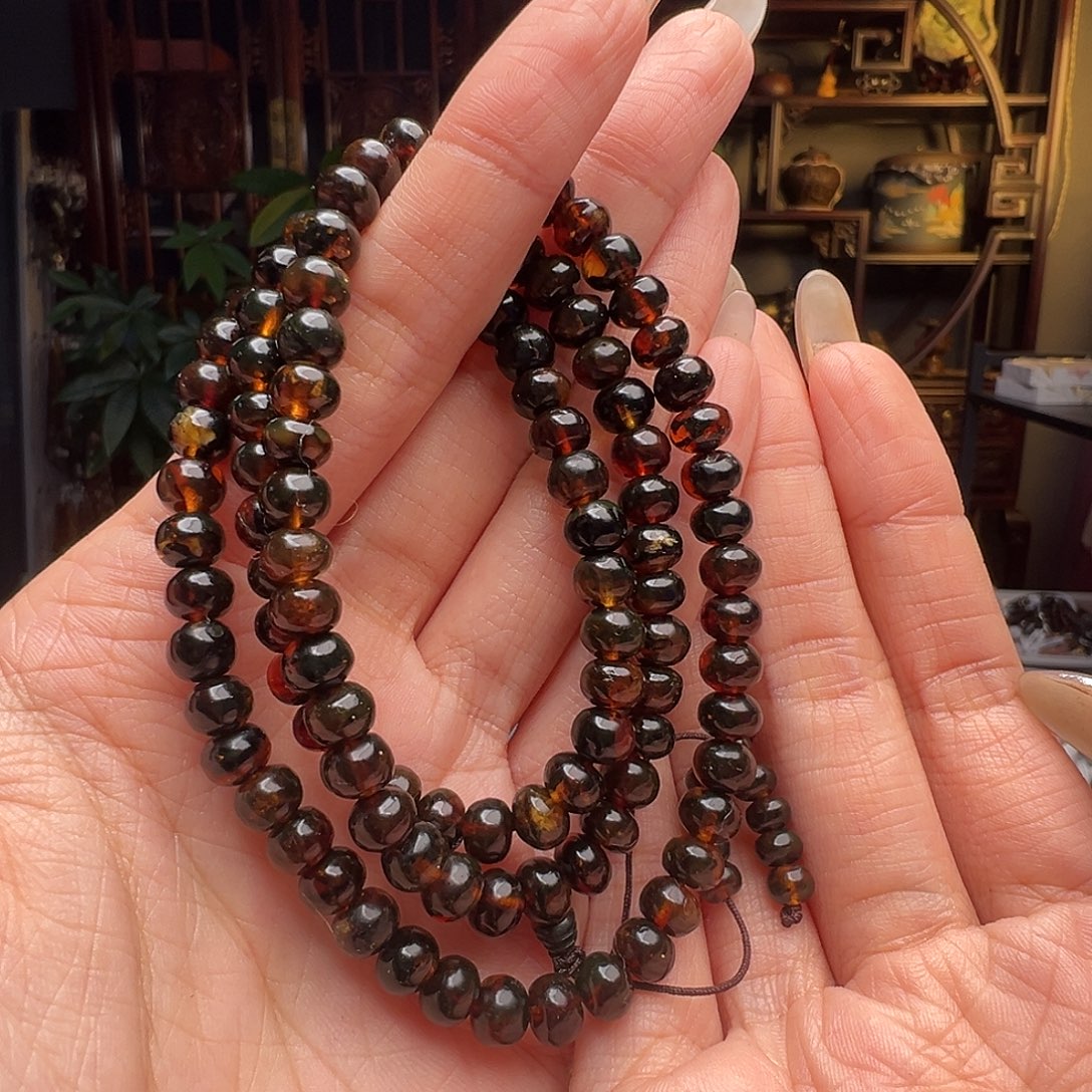 琥珀未镶嵌裸石抚顺琥珀20580六