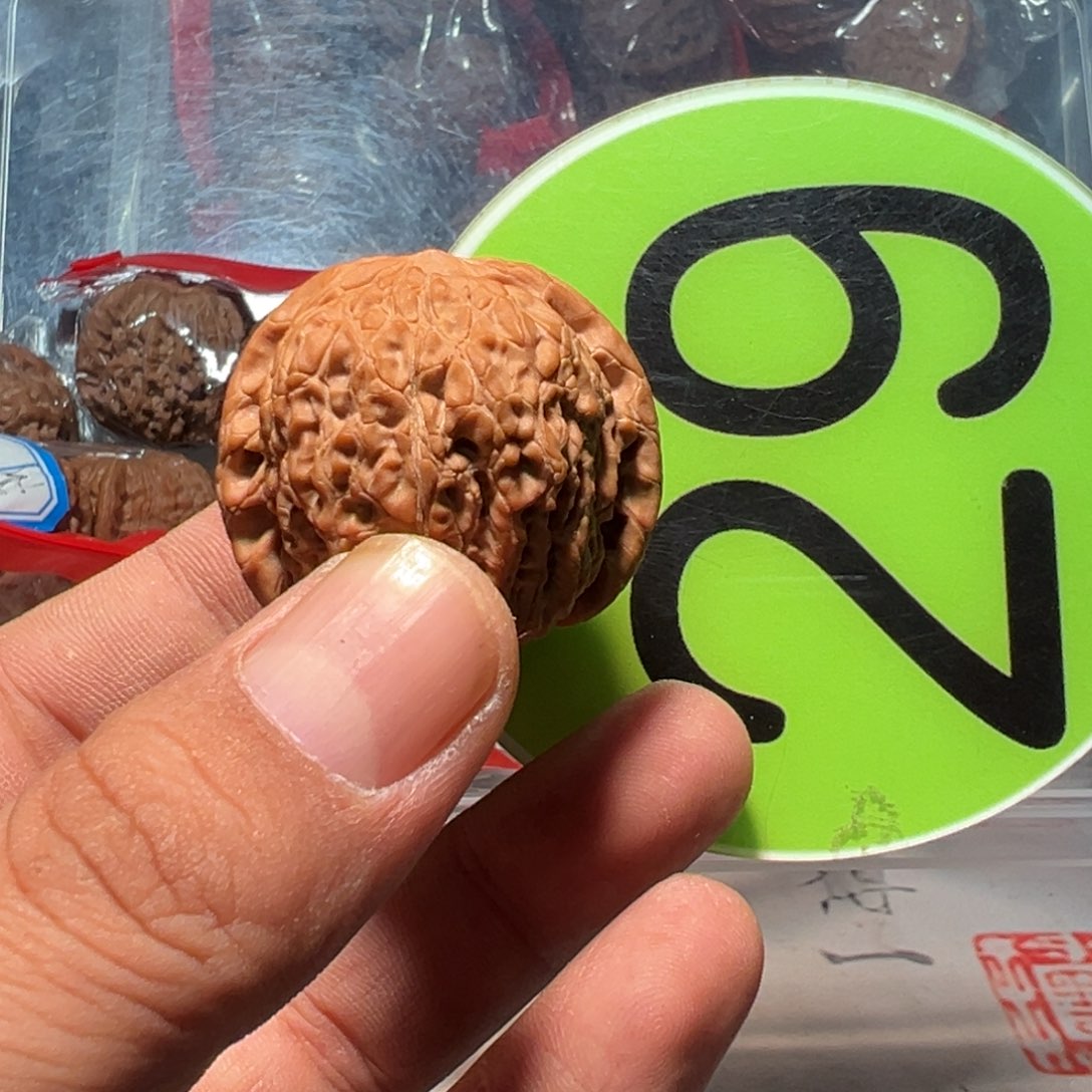混****文玩核桃，绿色29号