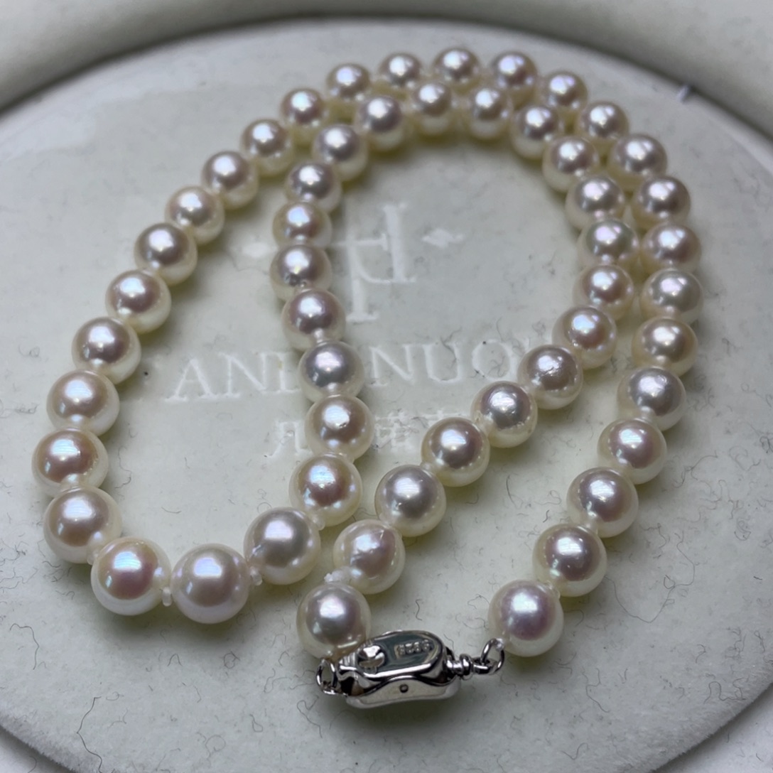 颈饰银S925镶嵌海水珍珠