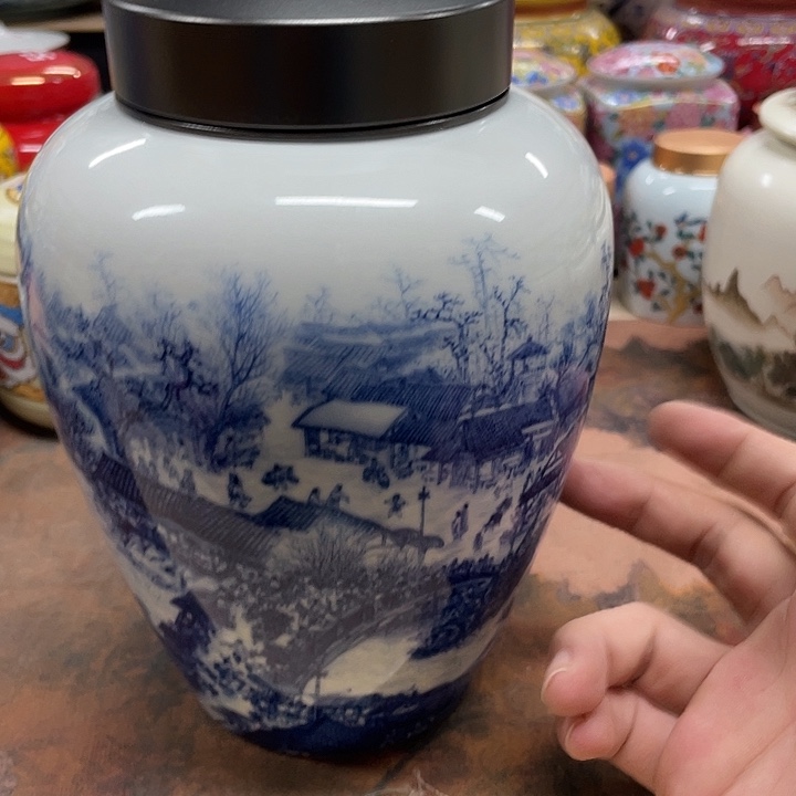 陶瓷罐茶叶罐密封罐储物罐