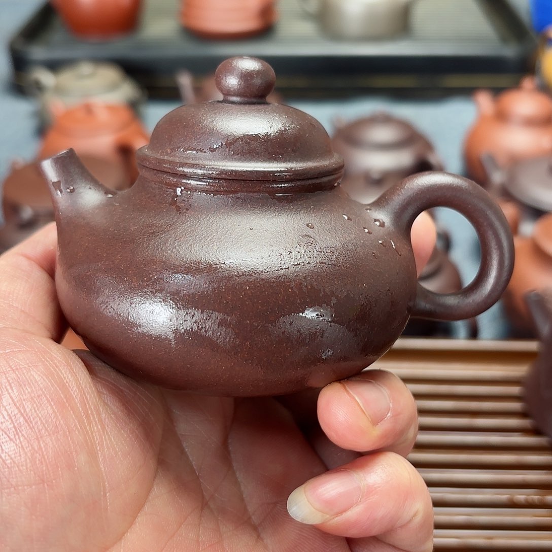 紫砂茶壶全手工容天