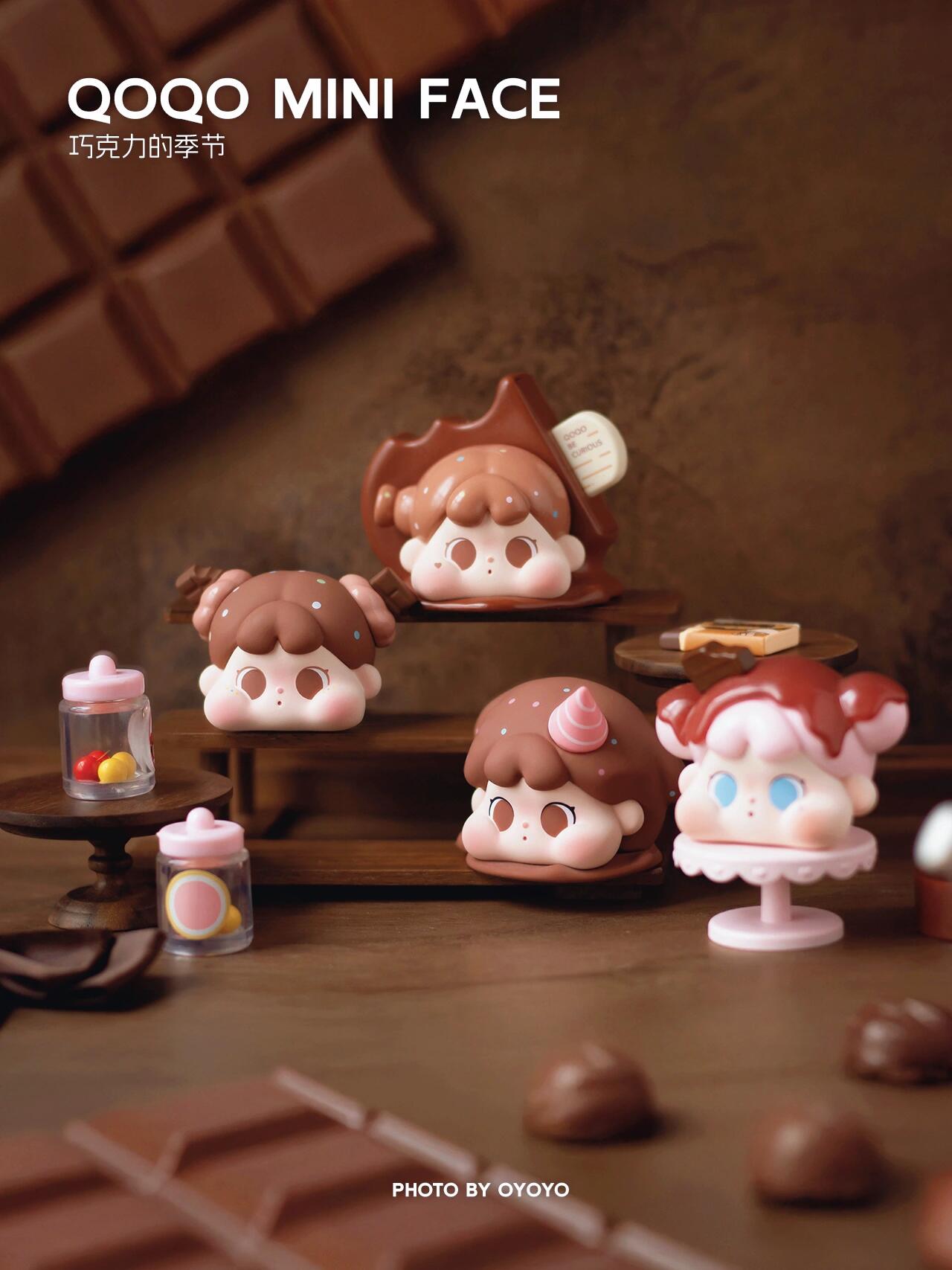 （姜姜来拆盒）QOQO MINI FACE系列巧克力的季节礼盒盲盒（直播代拆）