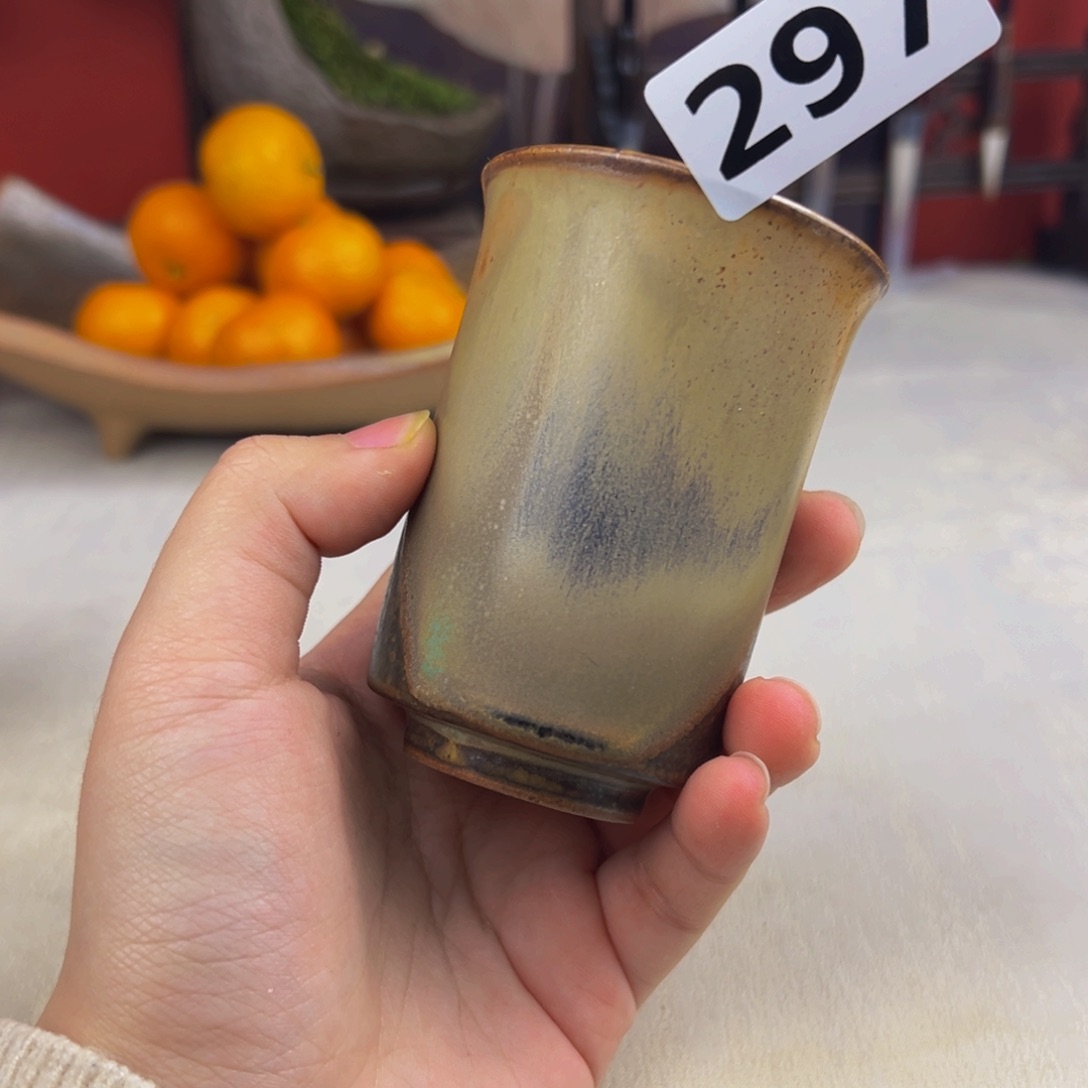 杯子纯手工柴烧主人杯