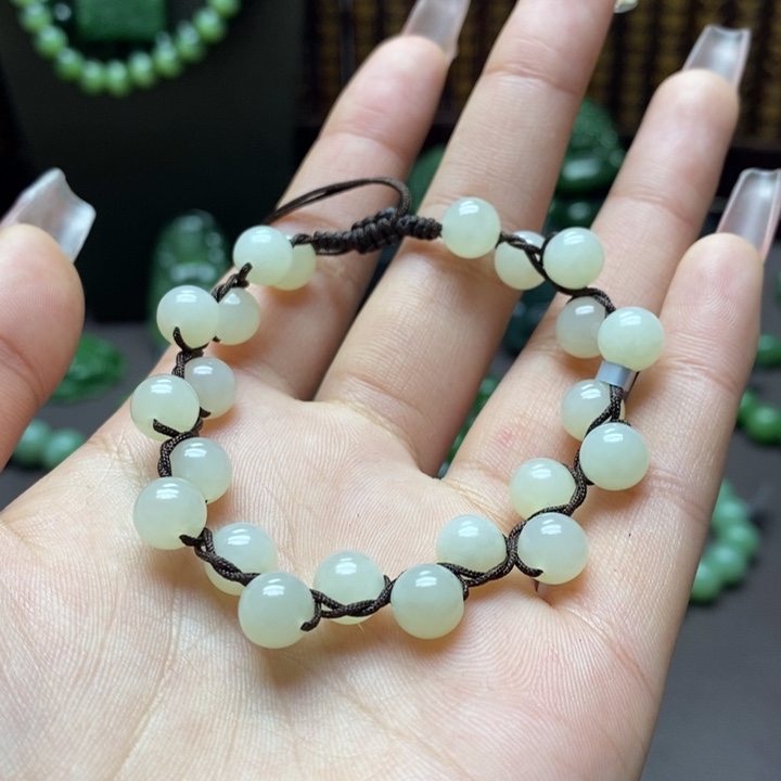 和田玉手绳未镶嵌