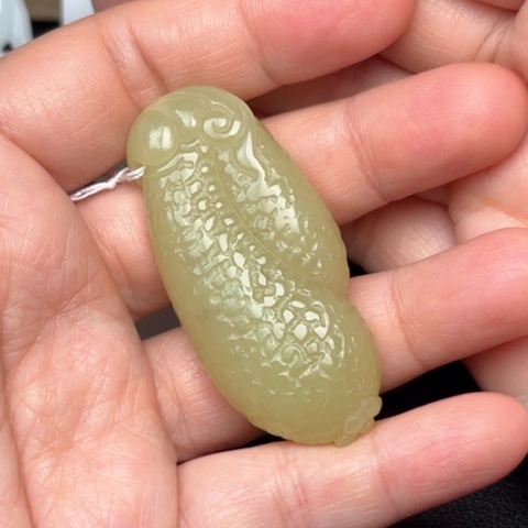 和田玉挂件未镶嵌苏*