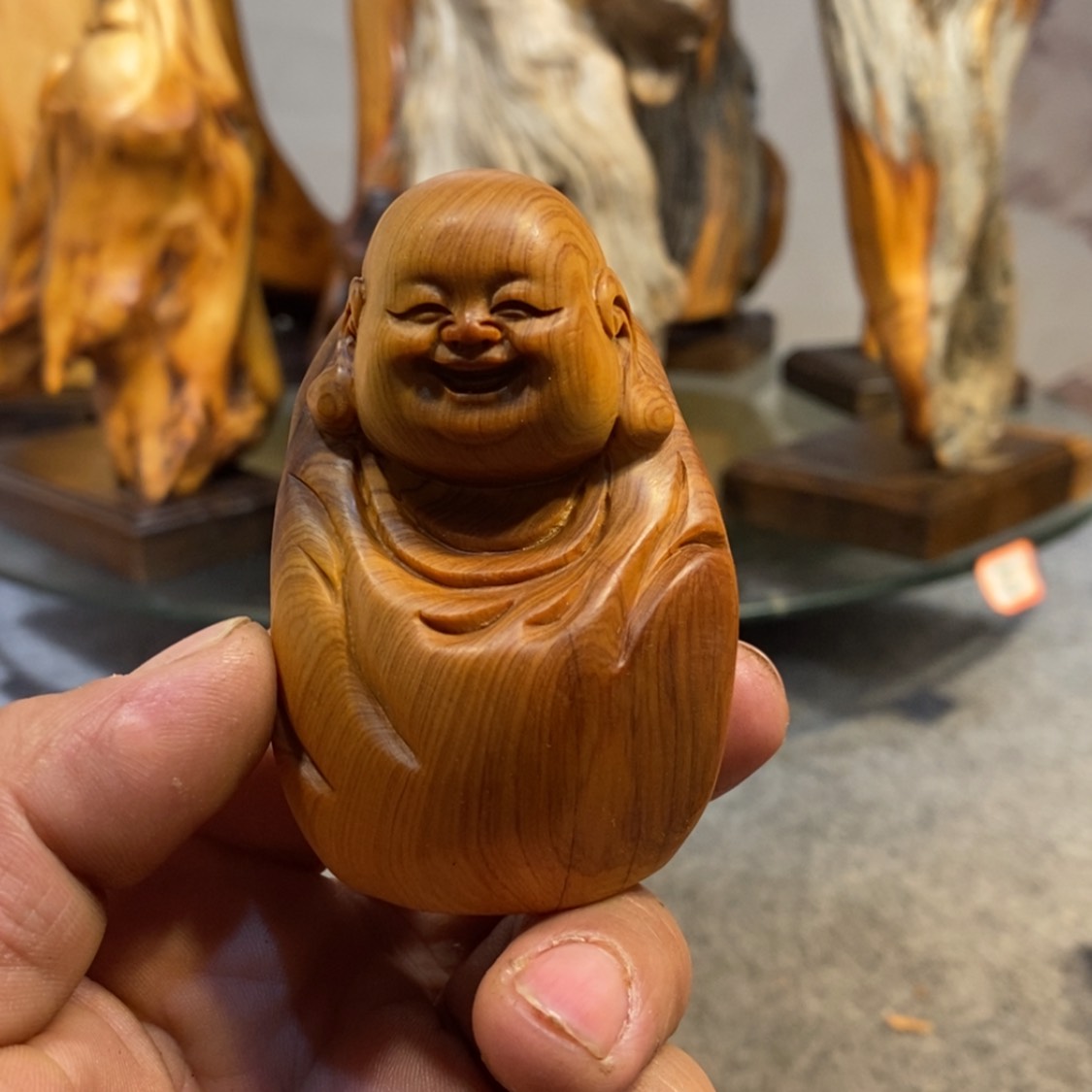 【闪购商品】柏木（崖柏）根雕木雕工艺品摆件家居买十送一手把件