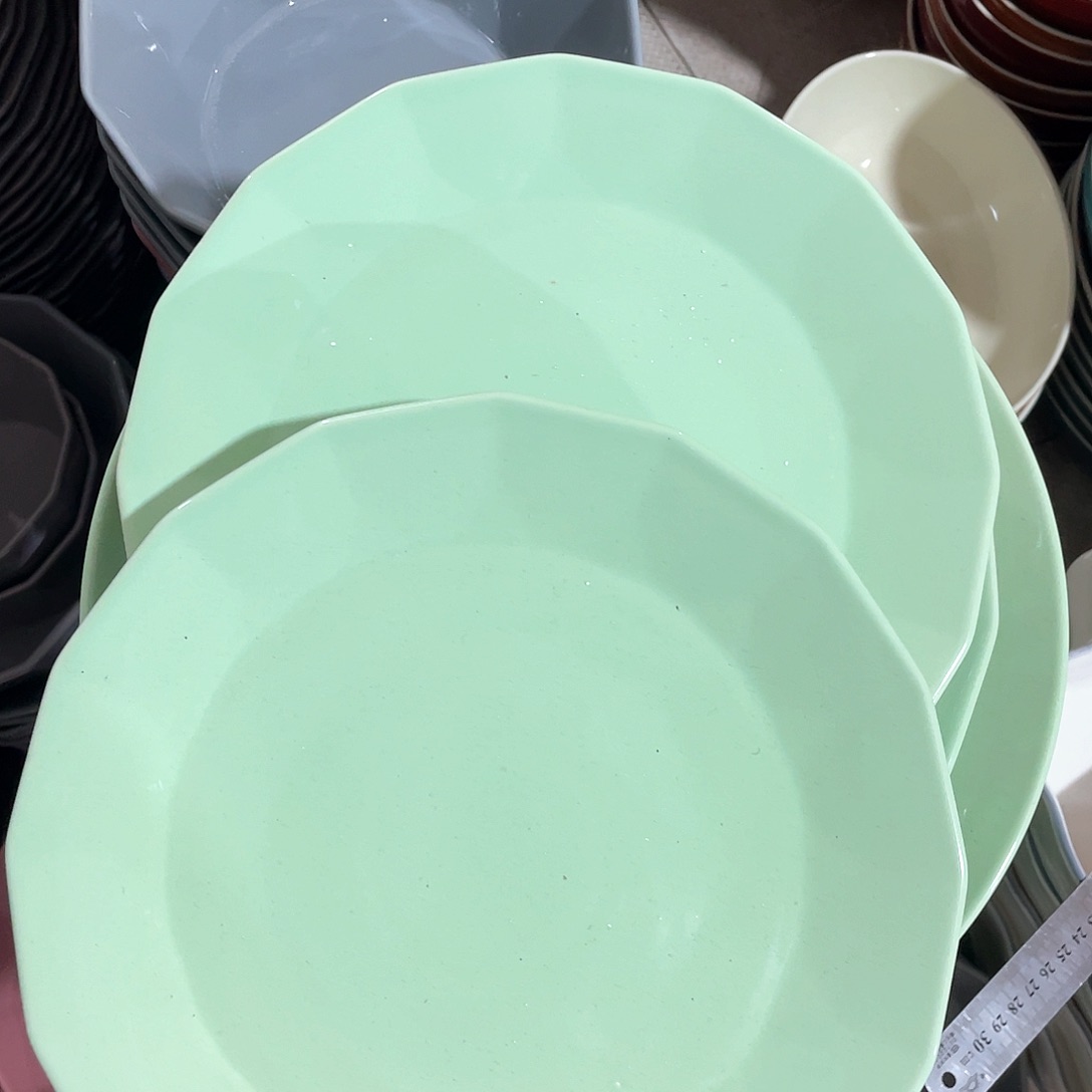 瓷片微瑕陶瓷餐具2个装20厘米