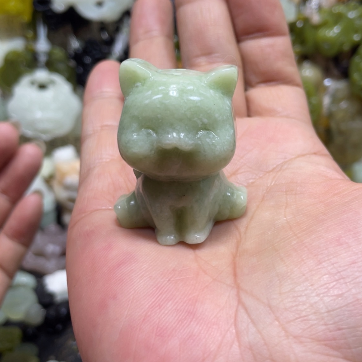 【闪购商品】岫玉颈饰未镶嵌51手把