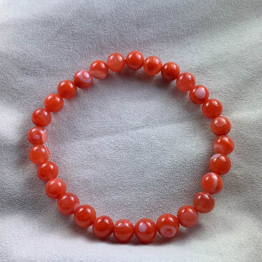 南红玛瑙卡6单圈未镶嵌