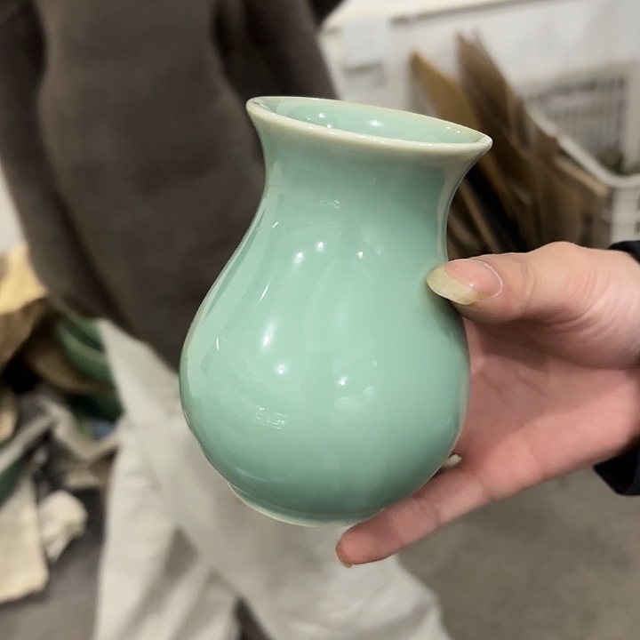 龙泉云间青瓷小米茶器