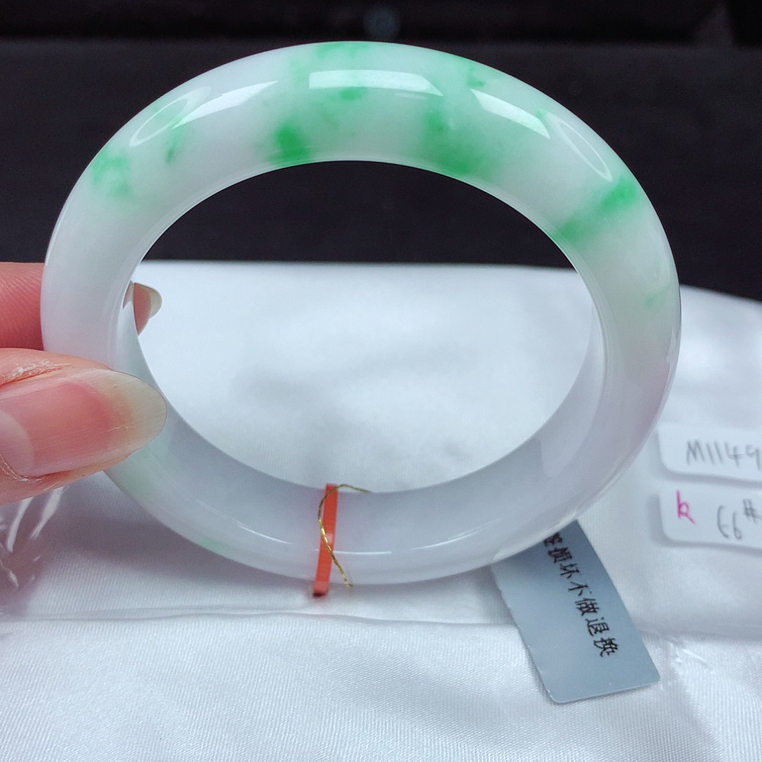 未镶嵌手镯翡翠56圈972-性价比超高！