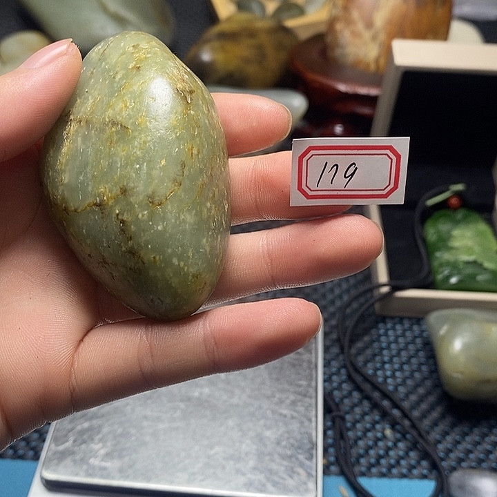 和田玉未镶嵌挂件179