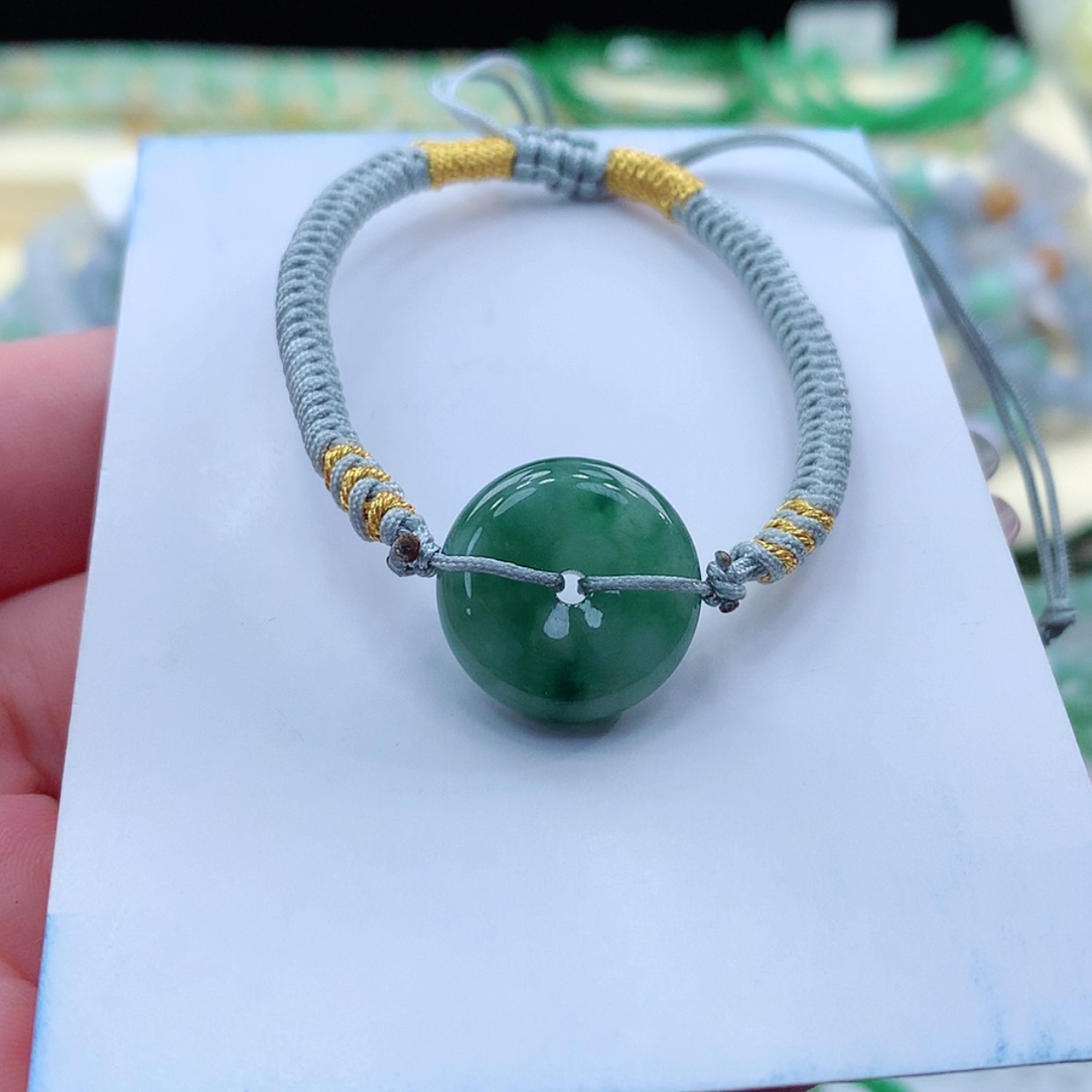 【闪购商品】翡翠颈饰未镶嵌缅甸天然a货翡翠