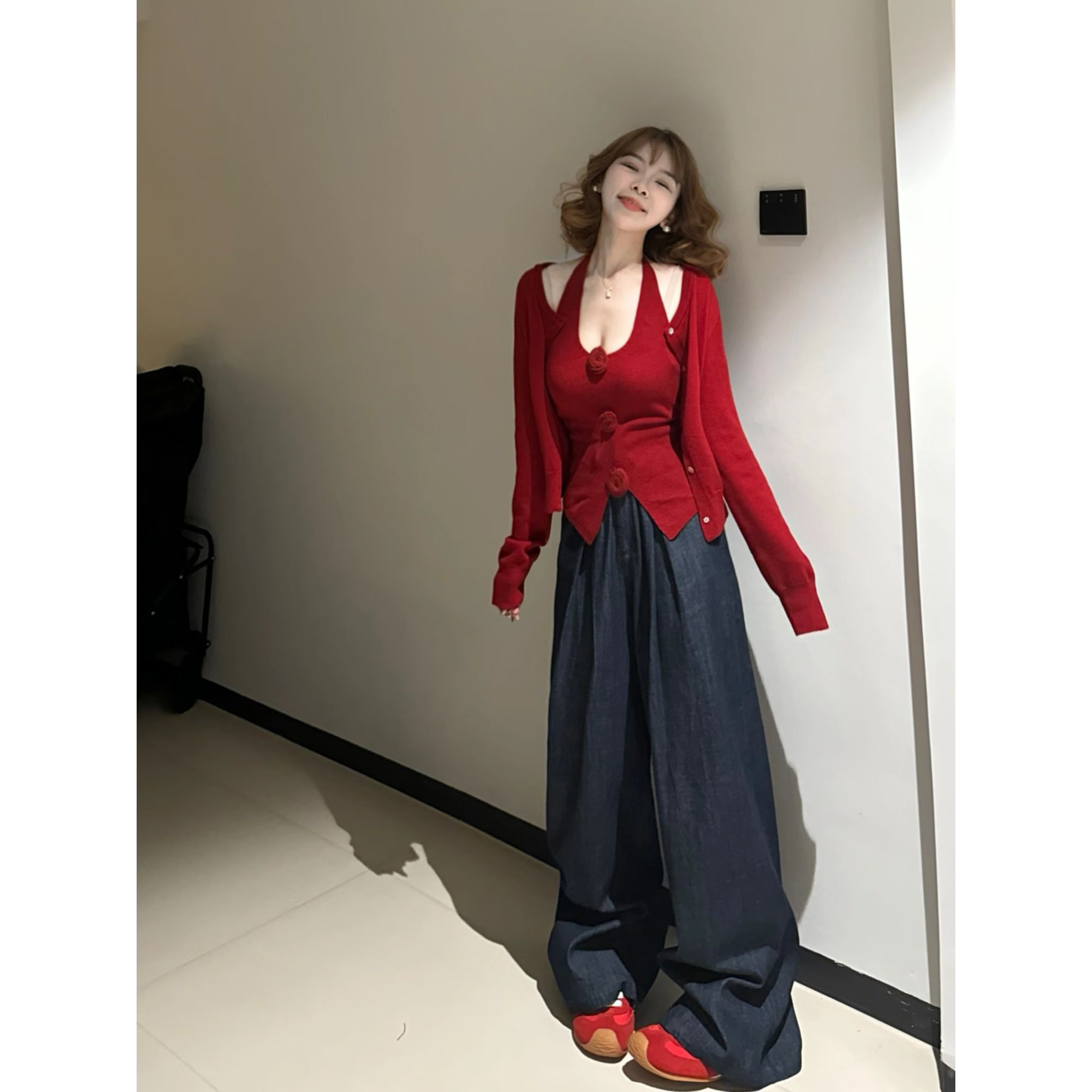 【宝藏】春夏冰凉冰凉垂感很好阔腿裤显瘦百搭裤子