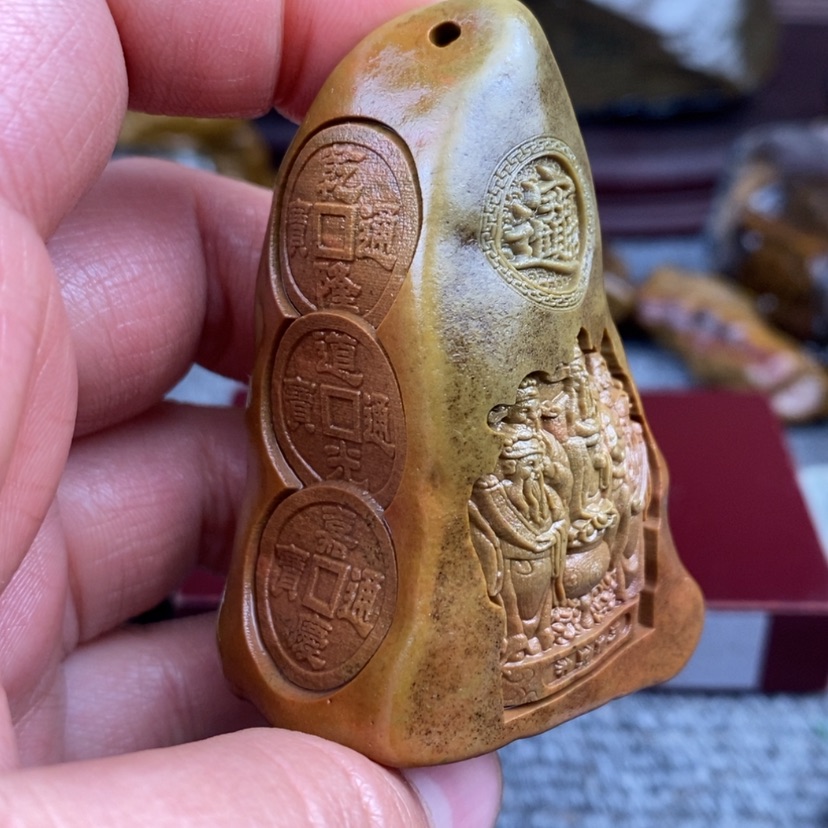 【闪购商品】原石雕刻手把件