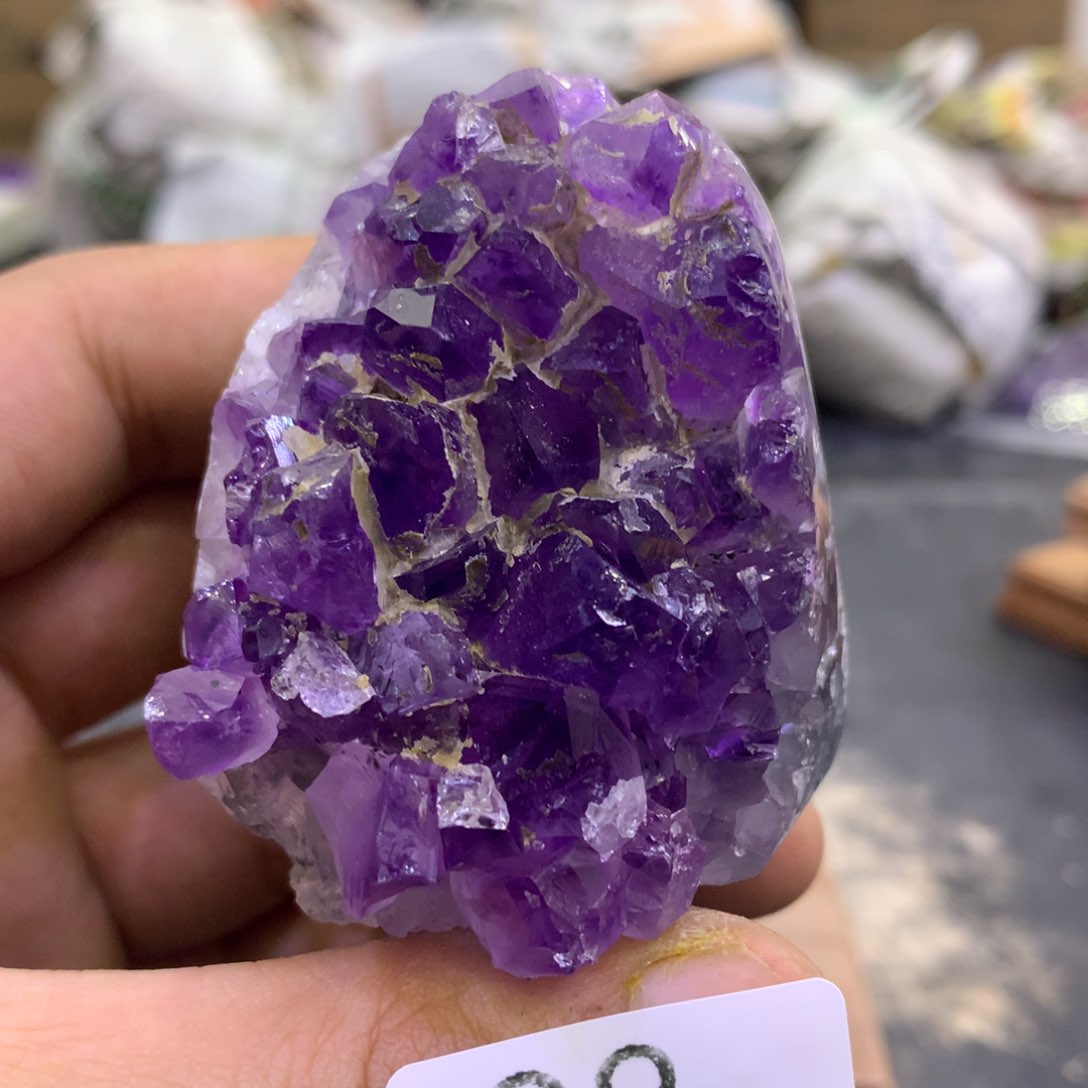 水晶摆件未镶嵌紫晶98