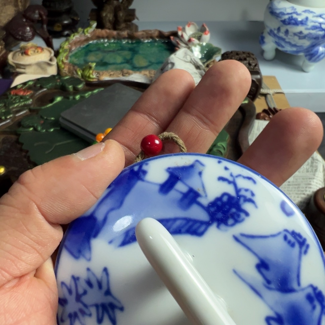 紫砂茶盘风**静我家粉丝真好看啊