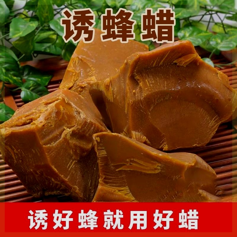 诱蜂蜡中蜂蜡非招蜂水老蜂巢蜡诱蜂桶蜡 诱蜂老脾蜡纯天然蜂蜡块
