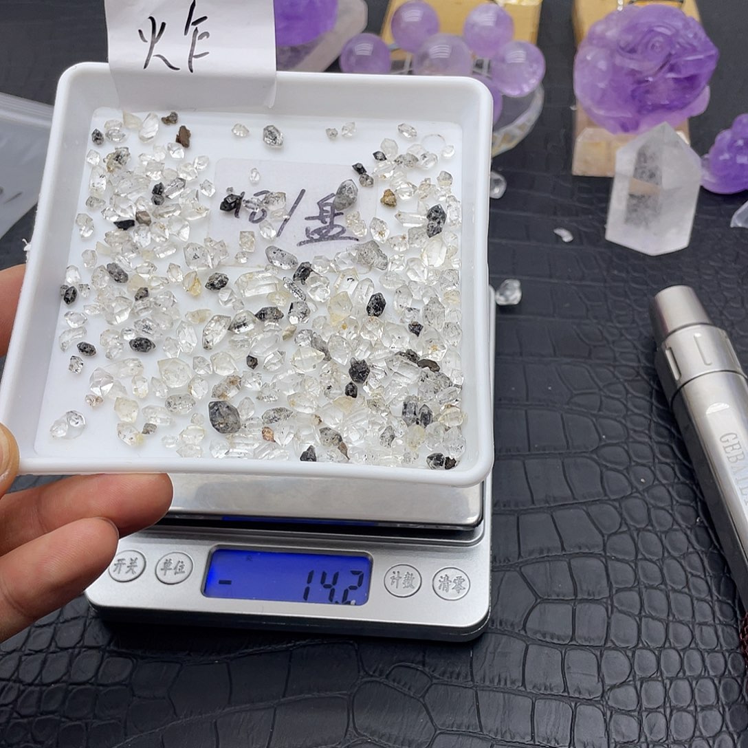 水晶珠宝半成品未镶嵌14笑闪灵