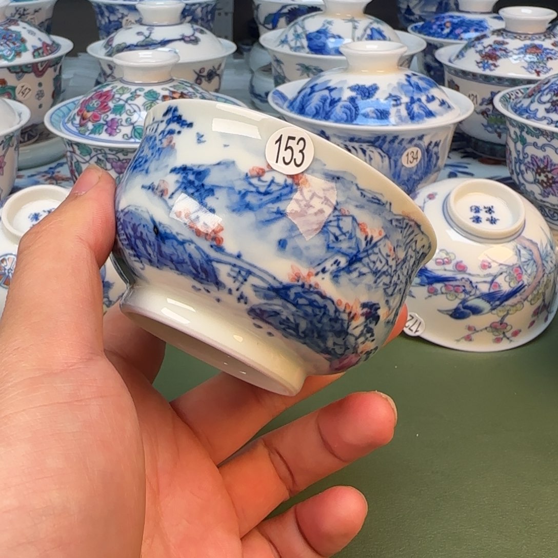 彦祖纯手工手绘茶具153