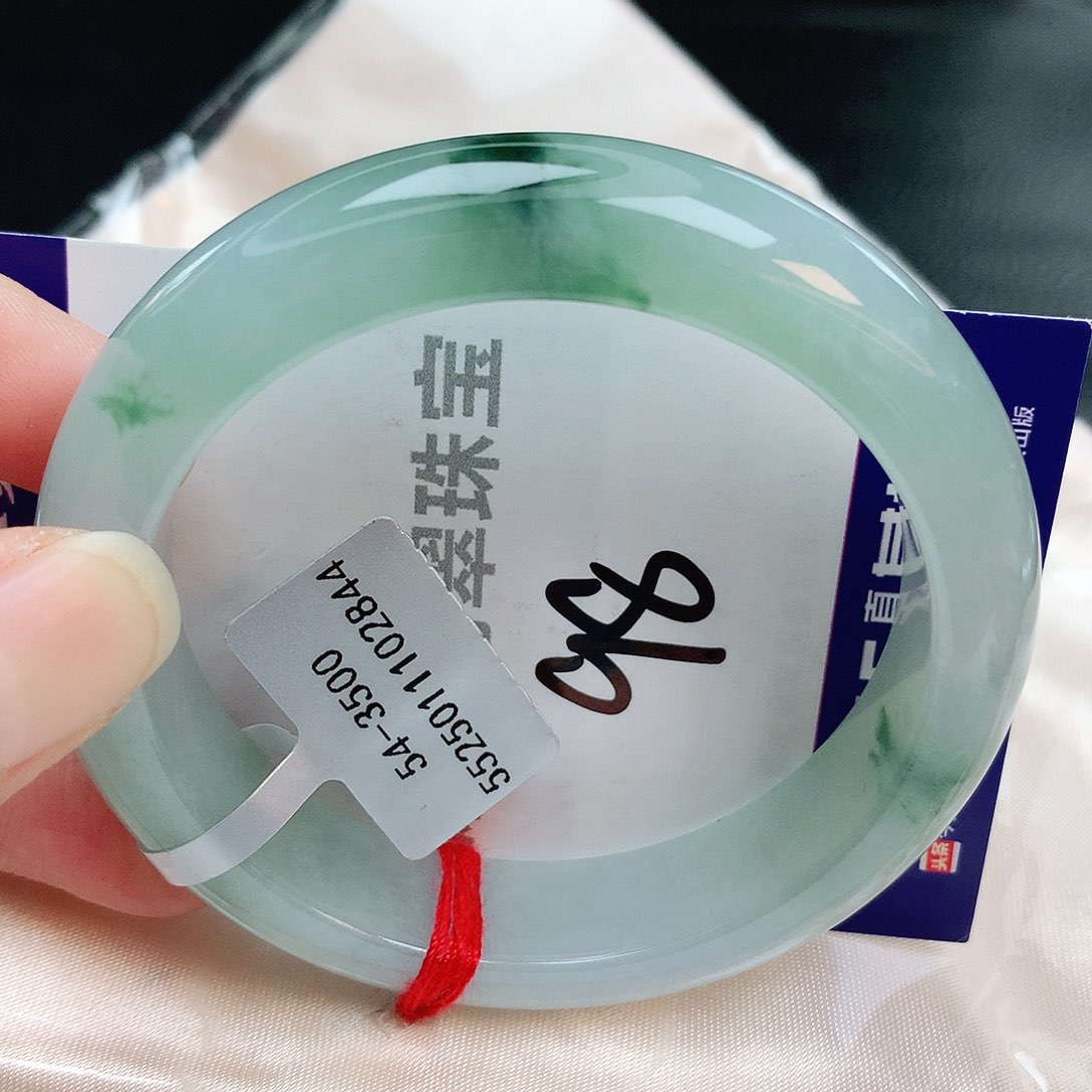 翡翠手镯未镶嵌缅甸天然A货翡翠手镯