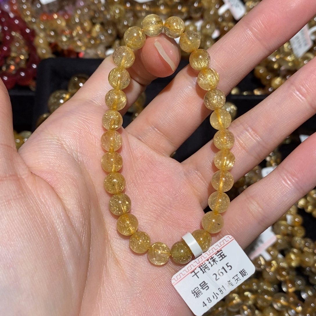 未镶嵌水晶手链手串