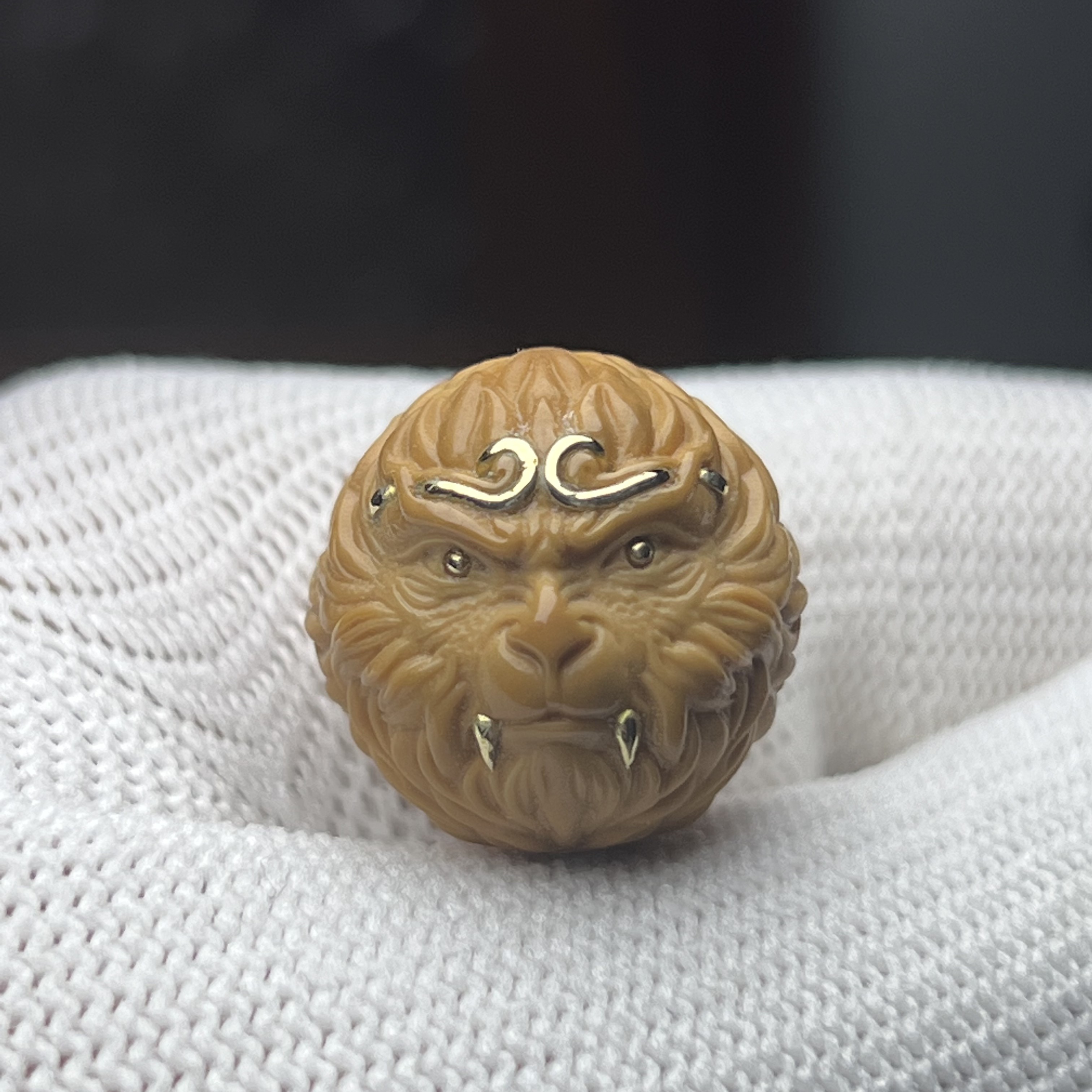 『金箍大圣』17-18左右镶嵌猴头雕刻挂件配饰礼物全品有正常封口线