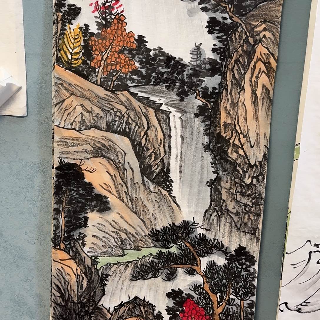 纯手绘国画作品作品