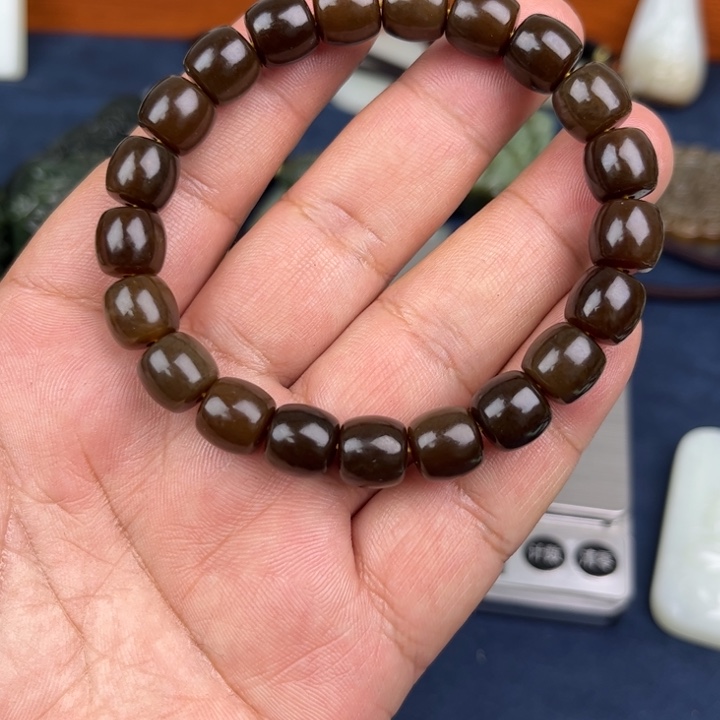 和田玉手链未镶嵌