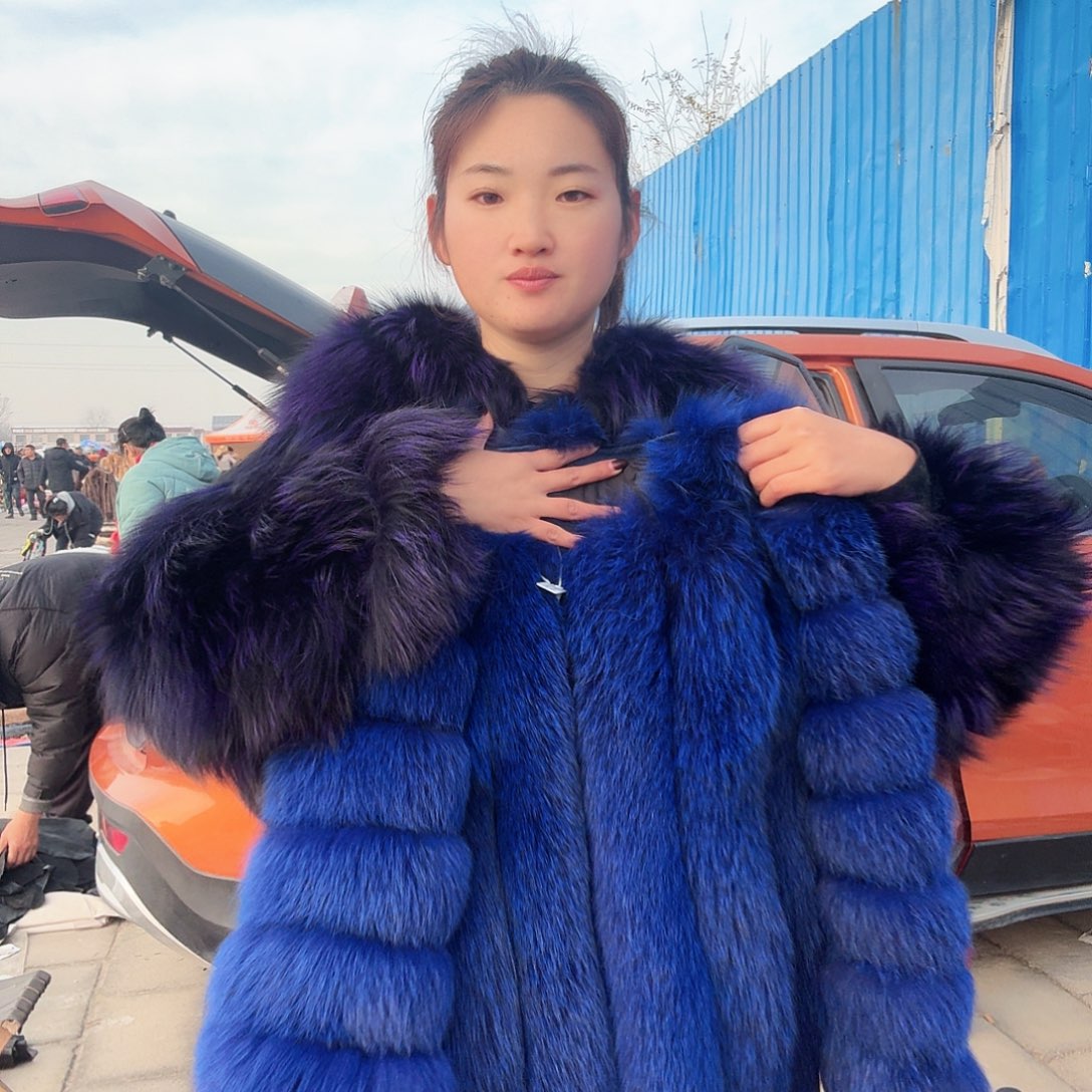 直播间下单狐狸毛小码