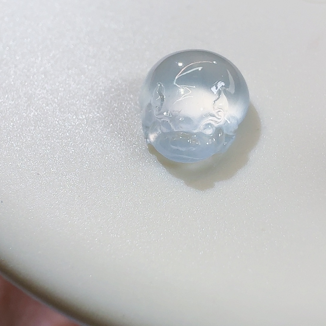 翡翠颈饰未镶嵌金蟾