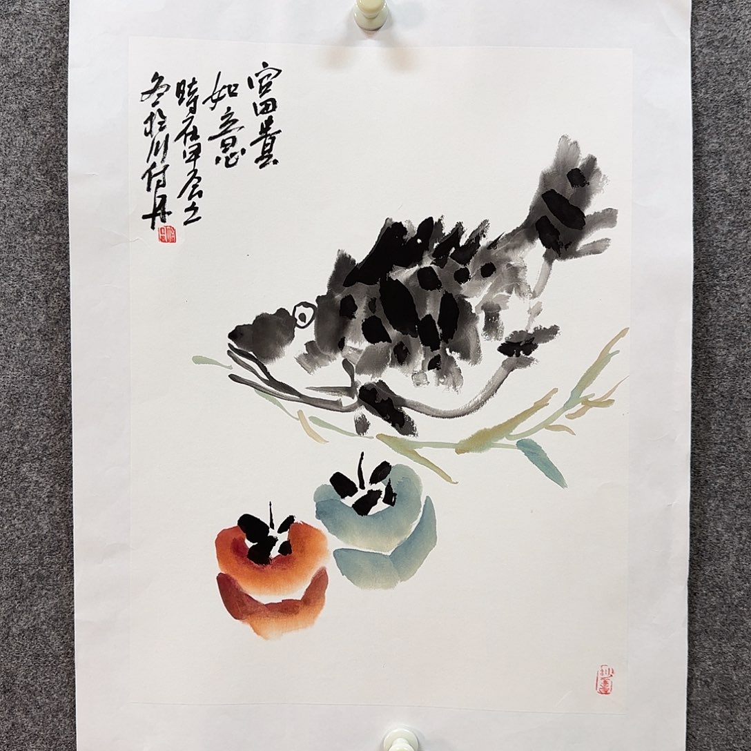 国画付丹老师手绘作品