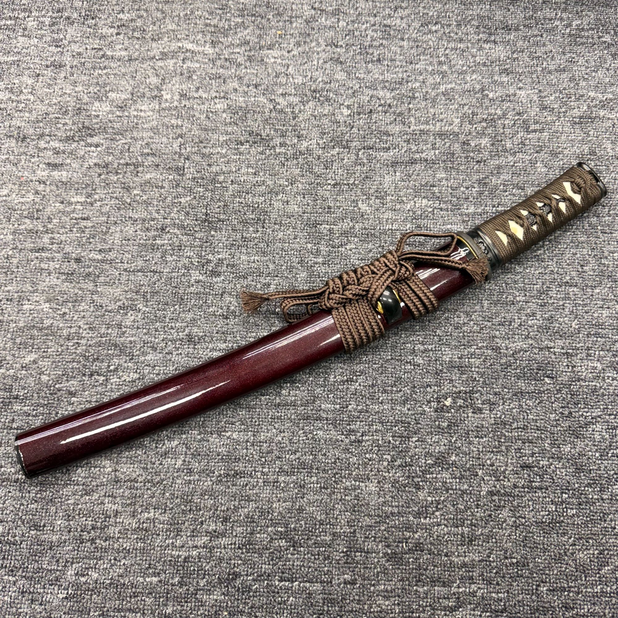 刀山剑林进口CPM 3V粉末钢12寸武士刀收藏品工艺品未开刃