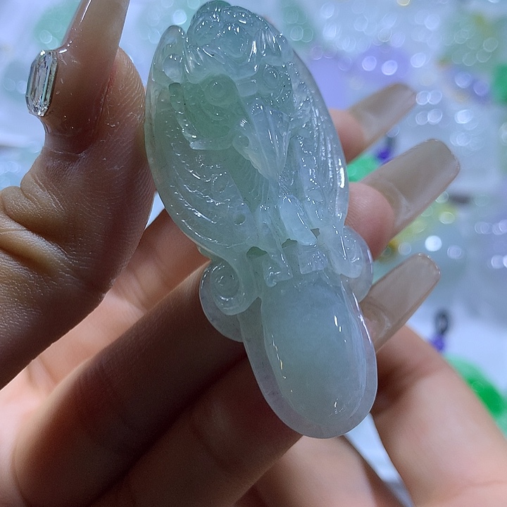 翡翠未镶嵌颈饰天然翡翠A货吊坠