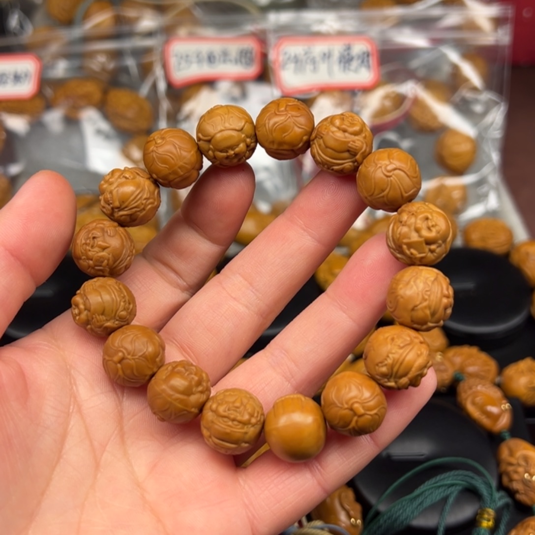 高***好橄榄核手串/手链财迷