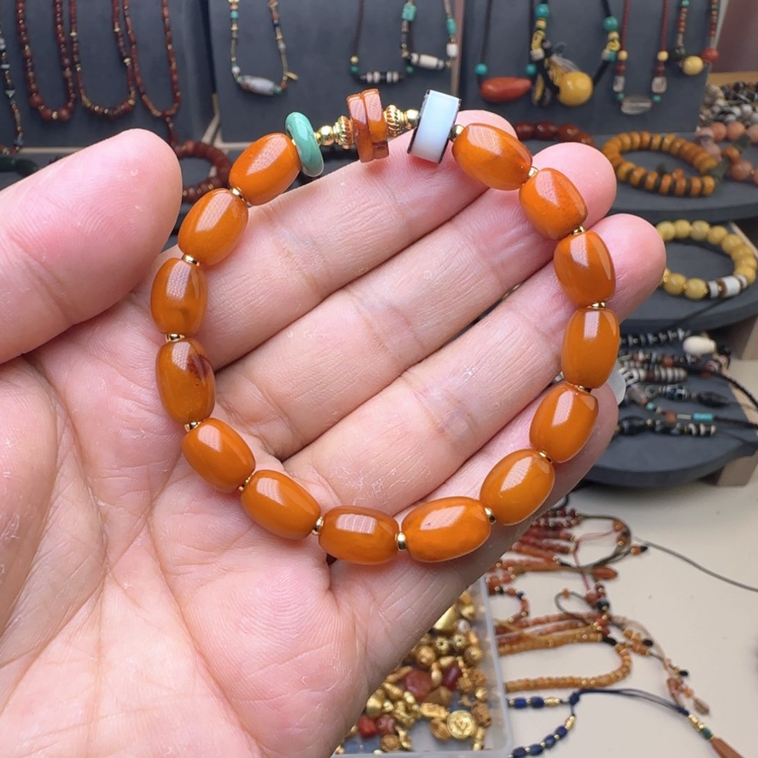 蜜蜡颈饰未镶嵌x b k g g h j