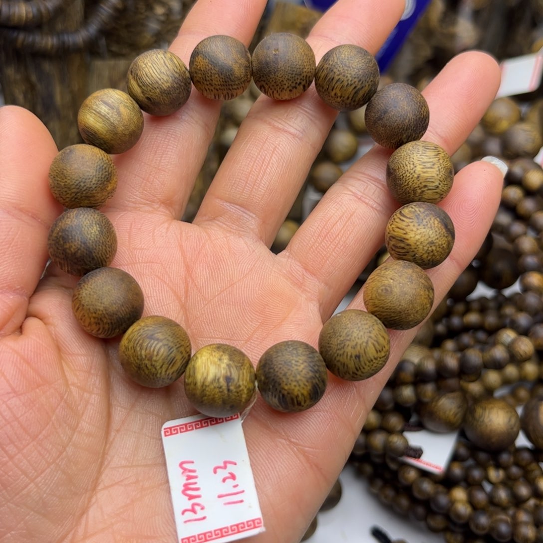 沉香手串金*奇楠沉香手串13mm
